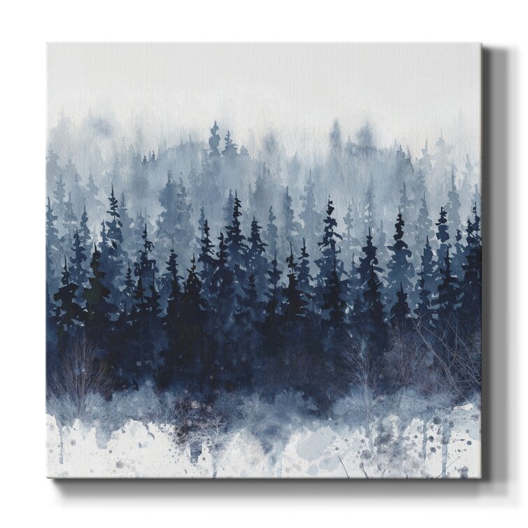 Andover Mills™ Indigo Forest Framed On Canvas Print & Reviews